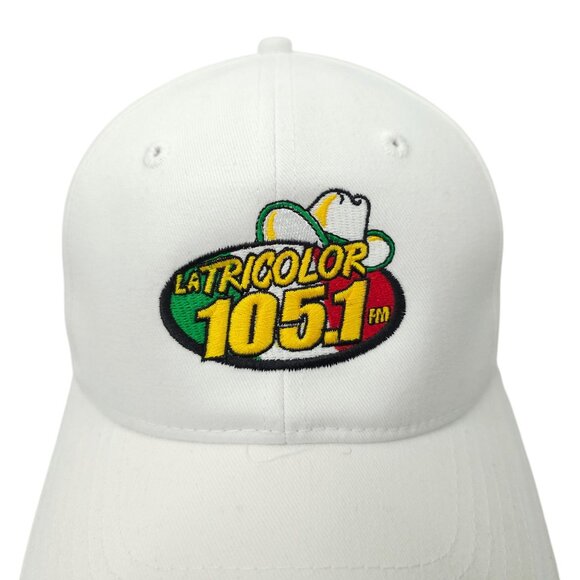 La Tricolor 105.1 FM Adjustable Tuck Strap Cap Trucker Baseball Embroidered Hat - Picture 7 of 13
